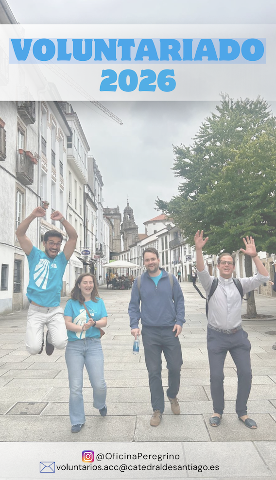 The Pilgrim's Office presents its volunteer program for 2026
